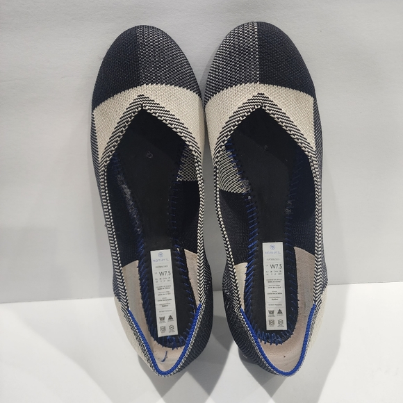 Rothy's Shoes - Rothy's The Flat Black Captoe 7.5